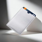 1. Silver RFID credit card protector sleeves in 10-pack