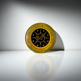 Compact EMF harmonizer sticker for reducing exposure