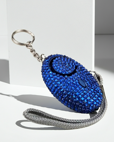 Bling Lady Bug Keychain Alarm