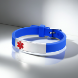 colourful kids ID wristband for travel and school outings