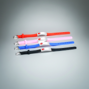 Child’s silicone identification bracelet with custom engraving