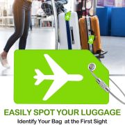 Privacy-protected ID tag for luggage and travel bags