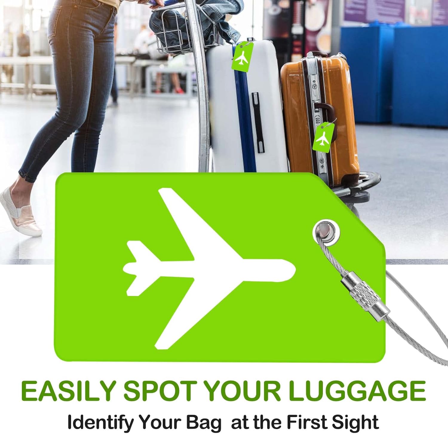 Privacy-protected ID tag for luggage and travel bags