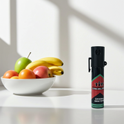 Red Farb-Gel safety marking spray for personal reassurance