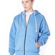 women's anti-slash hooded top with discreet cut and bite resistant lining.