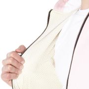 Women's ant-slash hooded top with discreet cut and bite resistant.