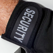 Pair of level 5 cut resistant gloves certified to EN 388 for high-risk handling tasks.