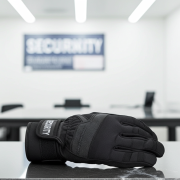 Cut resistant safety gloves level 5, EN 388 tested, designed for industrial hand protection.